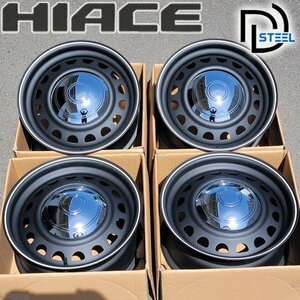 200系 ハイエース レジアスエース 16インチ ホイール 4本セット 16x7.0J+38 PCD 139.7 6H 6穴 pcd マットブラック GDH