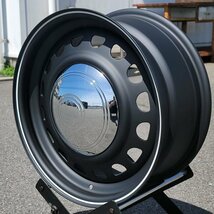 200系 ハイエース レジアスエース 16インチ ホイール 4本セット 16x7.0J+38 PCD 139.7 6H 6穴 pcd マットブラック GDH_画像5