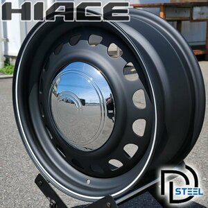 200系 ハイエース レジアスエース 16インチ ホイール 4本セット 16x7.0J+38 PCD 139.7 6H 6穴 pcd マットブラック GDH