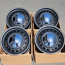 200系 ハイエース レジアスエース 16インチ ホイール 4本セット 16x7.0J+38 PCD 139.7 6H 6穴 pcd マットブラック GDH_画像9