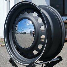 200系 ハイエース レジアスエース 16インチ ホイール 4本セット 16x7.0J+38 PCD 139.7 6H 6穴 pcd マットブラック GDH_画像7