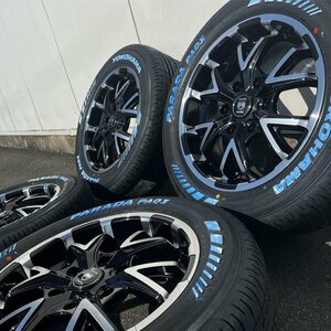 ドレスアップ!! 215/60R17 ハイエース 新品 タイヤホイール4本セット 17インチ 6.5j ホワイトレター 深リム ヨコハマ PARADA PA03