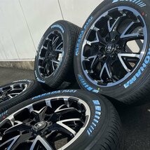 純正車高対応!! 215/60R17 ハイエース 17インチ 6.5j ホワイトレター 深リム 新品 タイヤホイール4本セット ヨコハマ PARADA PA03_画像4