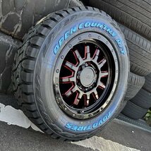 ハイエース 200系 タイヤホイールセット 215/65R16 16インチ 車検対応 トーヨー オープンカントリー RT 純正車高対応 ホワイトレター_画像7