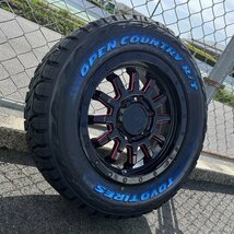 ハイエース 200系 タイヤホイールセット 215/65R16 16インチ 車検対応 トーヨー オープンカントリー RT 純正車高対応 ホワイトレター_画像6