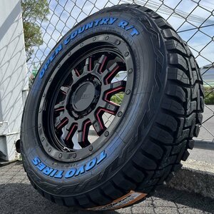 ハイエース 200系 タイヤホイールセット 215/65R16 16インチ 車検対応 トーヨー オープンカントリー RT 純正車高対応 ホワイトレター