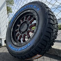 ホワイトレター ハイエース 200系 タイヤホイールセット 16インチ 車検対応 トーヨー オープンカントリー RT 215/65R16 純正車高対応_画像6