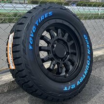 純正車高対応!! ハイエース 新品 16インチ タイヤホイールセット 215/65R16 200系 TOYO オープンカントリー RT ホワイトレター_画像6