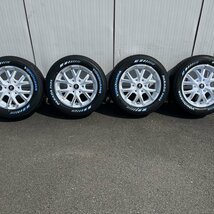 車検対応!! ハイエース 深リム ホワイトレター 17インチ 6.5j 215/60R17 新品 4本セット タイヤホイールセット YOKOHAMA PARADA PA03_画像1