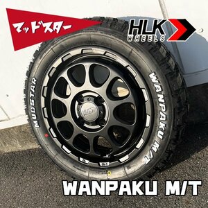 ドレスアップ!! 155/65R14 新品 タイヤホイール 4本セット S320G S321G S330G 軽バン 軽トラ N-BOX タント マッドスター MT ホワイトレター