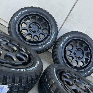 ドレスアップ!! 155/65R14 新品 タイヤホイール 4本セット S320G S321G S330G 軽バン 軽トラ N-BOX タント マッドスター MT ホワイトレター