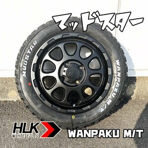 オフロード仕様 155/65R14 新品 タイヤホイール 4本セット S320G S321G S330G 軽バン 軽トラ N-BOX タント マッドスター MT ホワイトレター