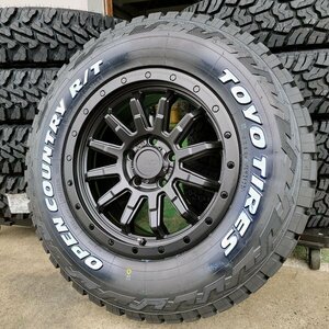 新品 16インチ タイヤホイールセット TOYO OPEN COUNTRY RT 235/70R16 ホワイトレター デリカ D5 RAV4