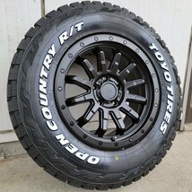 新品 16インチ タイヤホイールセット TOYO OPEN COUNTRY RT 235/70R16 ホワイトレター デリカ D5 RAV4_画像4