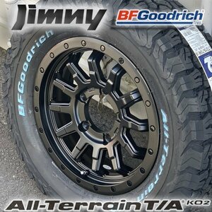 新品 ジムニー JB64 JB23 JA11 16インチ タイヤホイール 4本セット リフトアップ BFグッドリッチ T/A KO2 215/70R16 ホワイトレター