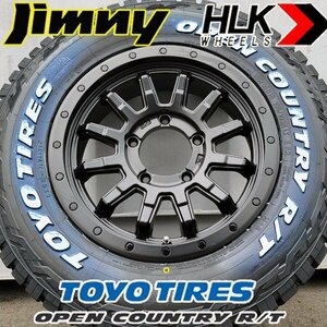 新品 ジムニー JB64 JB23 JA11 専用設計 TOYO オープンカントリー RT 185/85R16 ホワイトレター 16インチ タイヤホイールセット