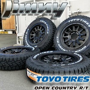 即納 在庫あり 新品 ジムニー JB64 JB23 JA11 トーヨー オープンカントリー RT 185/85R16 ホワイトレター 16インチ タイヤホイールセット