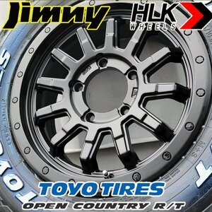 新品 ジムニー JB64 JB23 JA11 専用設計 TOYO オープンカントリー RT 185/85R16 ホワイトレター 16インチ タイヤホイールセット