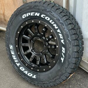 ホワイトレター ジムニー JB64 JB23 JA11 タイヤホイールセット 4本 トーヨー オープンカントリー RT 185/85R16