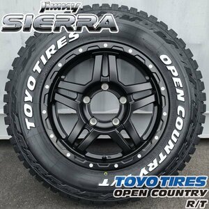 ジムニー シエラ JB74W タイヤ ホイール セット 4本 トーヨー オープンカントリー RT 225/70R16 ホワイトレター