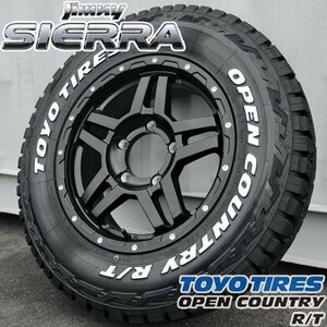 jimny SIERRA JB74W タイヤ ホイール セット 4本 TOYO OPENCOUNTRY RT 225/70R16 ホワイトレター