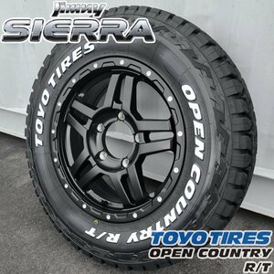 ジムニー シエラ JB74W タイヤ ホイール セット 4本 トーヨー オープンカントリー RT 225/70R16 ホワイトレター