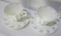 《ジャムルK》Kg0405-91◆ 送料無料 NORITAKE ノリタケ カップ&ソーサー 6客 セット ボーンチャイナ C＆S　ティーカップ コーヒーカップ_画像7