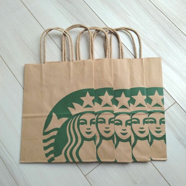 STARBUCKS　紙袋　5枚セット