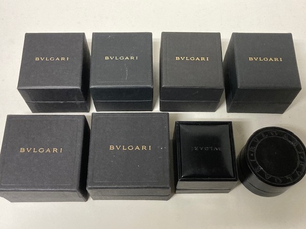 【ブルガリ/BVLGARI】ジュエリーケース リング用8個まとめて【BOX】0404