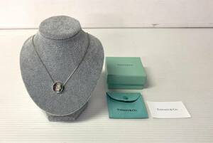 ★☆①TIFFANY&Co. ティファニー ネックレス シルバー925 1837 コンケーブ SV925 保存袋 箱付き アクセサリー☆★