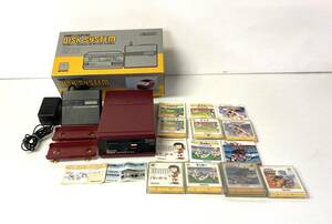 ★☆Nintendo ニンテンドー ファミリーコンピュータ ディスクドライブ HVC-022 RAMアダプター HVC-023 ソフト7点 取説冊子 箱☆★