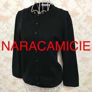 ★NARACAMICIE/ナラカミーチェ★極美品★七分袖カーディガンⅠ(M.9号)