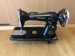 janome 足踏みミシン　黒ミシン 昭和レトロ アンティーク ミシン brother アンティークミシン レトロミシン sewing vintage