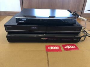 Panasonic DMR-XW100 SHARP BD-S550 toshiba SD-310J AQUOS ジャンク品　まとめて　HDD AVCHD DVD DVDレコーダー Blu-ray 3d 