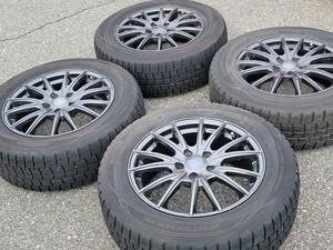 VELVA SPORT スタッドレスタイヤ付きホイール 17インチ　7J +40　PCD 114.3 DUNLOP　アルファード　ヴェルファイア