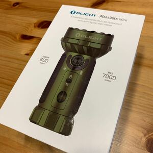 OLIGHT Marauder Mini 7000ルーメン 明るい懐中電灯 600メートルのビーム距離スポットライト 強力なRGB懐中電灯 充電式MCC3磁気充電 アウトドア 狩猟 探索用 OD