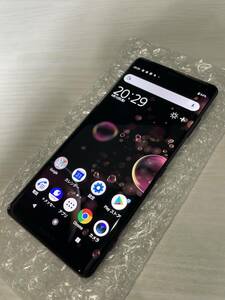 ◯判定 SIMフリー 801SO ボルドーレッド XPERIA XZ3 SIMロック解除済み