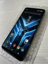 美品 SIMフリー ASUS ROG PHONE 3 ブラック ゲーミング スマートフォン 512GB 6.6インチ ROG Phone3_画像1