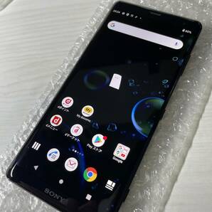 ◯判定 美品 SIMフリー SO-01L ブラック XPERIA XZ3 SIMロック解除済みの画像1