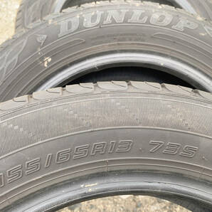 バリ山◆155/65R13 ◆ DUNLOP ENASAVE EC204 ◆ 4本セット 2023年製の画像8