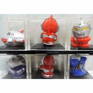 中古良品　 　『ウルトラマンシリーズ』指人形アンティークフィギア　　　6ｐケース付き　