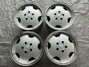 絶版/ザウバー ディッシュ/15×7j+35/5穴PCD114.3/4本セット 当時物 VIP 旧車 高速 Y31