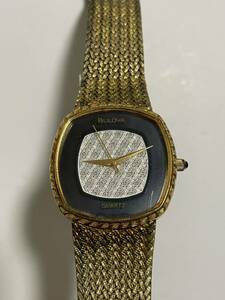 BULOVA Broba quartz wristwatch junk belt original 