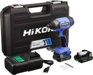 台数限定■未使用■HiKOKI ハイコーキ 10.8V コードレス インパクトドライバ トルク 110Nm バッテリー2個・充電器・ケース付 FWH12DAL(2ES)