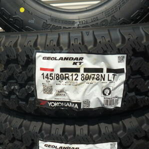 〇全国送料込み★ヨコハマジオランダーKT★145/80R12 80/78LT★145R12 6PR同等品★4本★軽トラック・軽バン・ハイゼット★Gの画像2