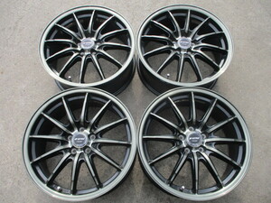 JPSTYLE☆vercely☆17×7.0J+48　100-5H☆アルミホイール4本セット☆プリウスカローラスポーツカローラツーリング86BRZ等☆fｗ