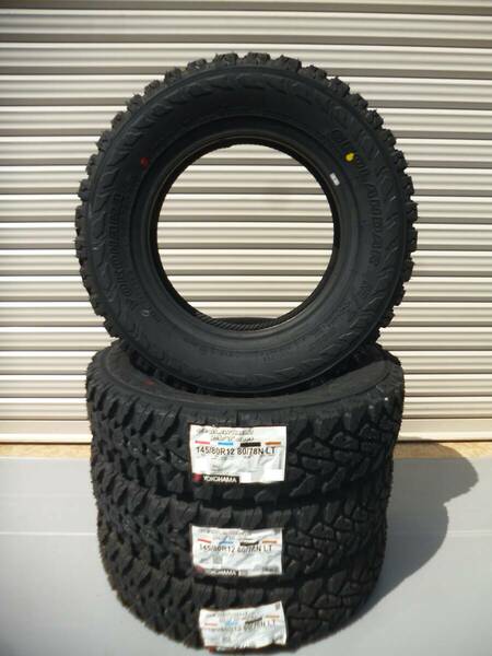 全国送料無料★ヨコハマ　ジオランダーMT　145/80R12　4本セット26,800円★軽自動車・軽トラック・軽バン・ハイゼット・キャリー