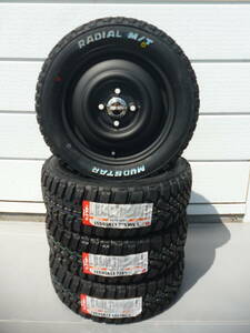 New itemset★マッドスターM/T★155/65R13set★軽truck・軽Van・Hijet・Carry・Everyー・Sambar★G 