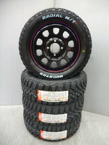 New item★デイトナ★マッドスターM/T★155/65R13set★軽truck・軽Van・Hijet・Carry・Everyー・Sambar★G