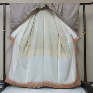 1円 中古 正絹 着物 本場大島紬 和装 和服 子持ち亀甲 高級 袷 身丈150cm 裄66cm 【夢職】★★の画像2